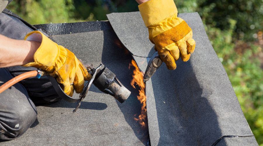 Professional gutter cleaning in Sciota, PA